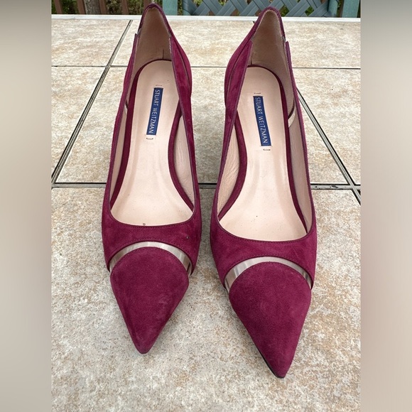 Stuart Weitzman suede heels shoes - Picture 11 of 13